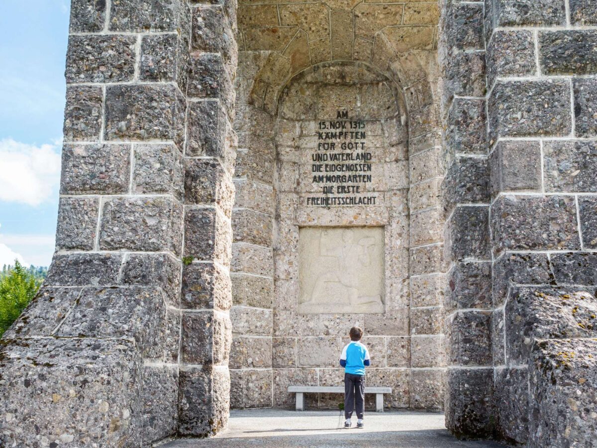 Ägeri, Morgartendenkmal