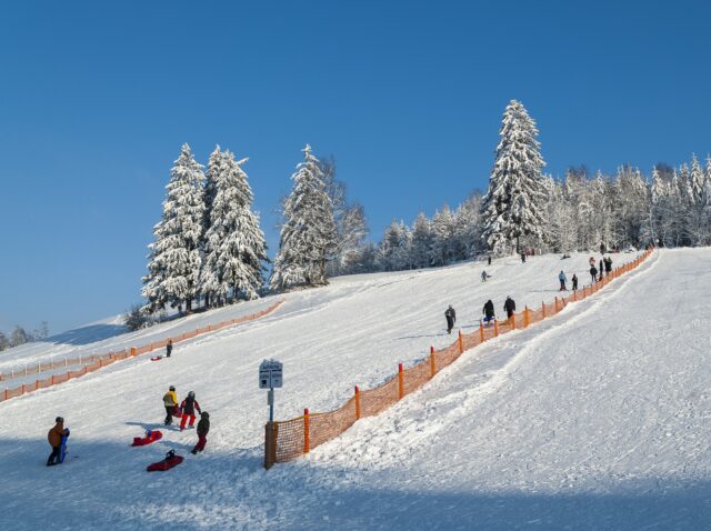 Zugerberg, Schlitteln beim Vordergeissboden