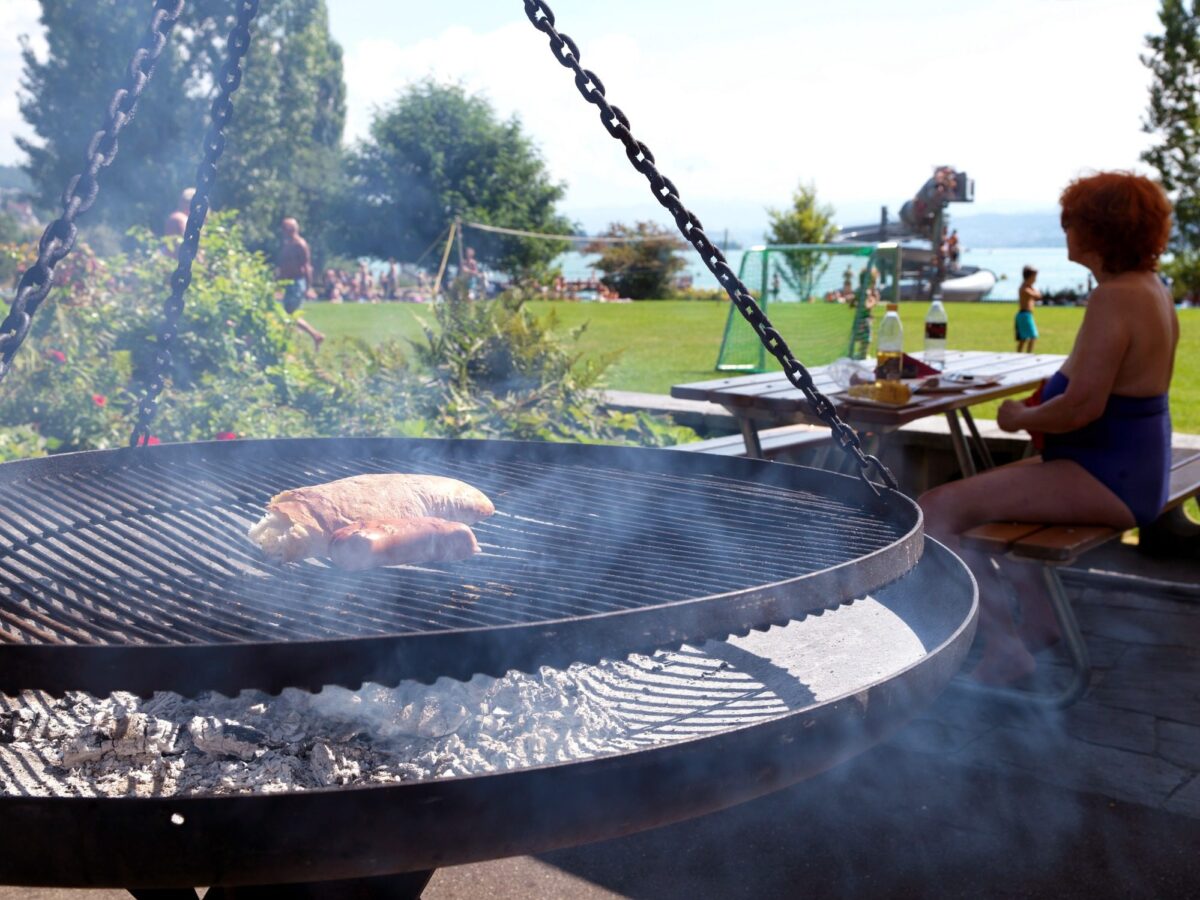 Zürich, Strandbad Tiefenbrunnen