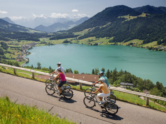 Ägeri, Herzroute, Velotour