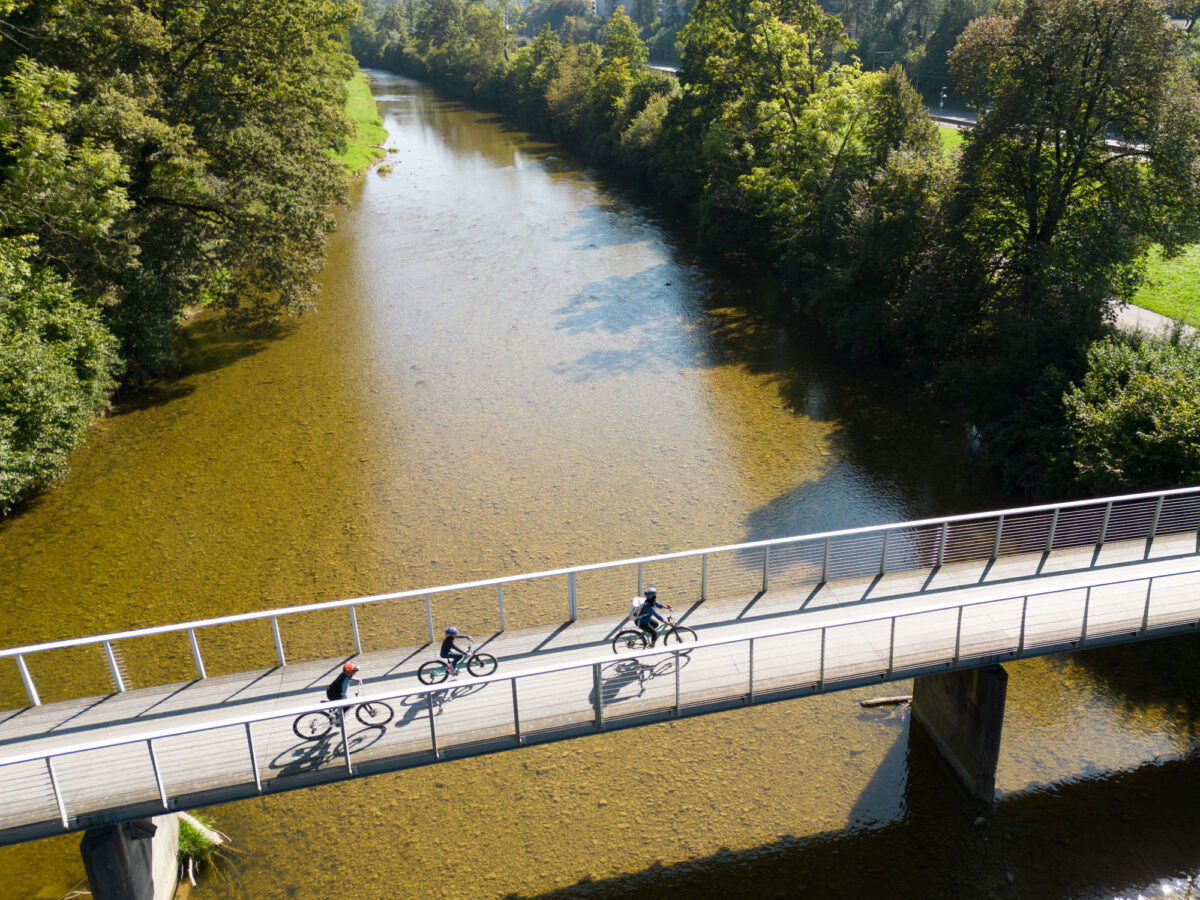 Zürich, Fahrradroute Sihlwald