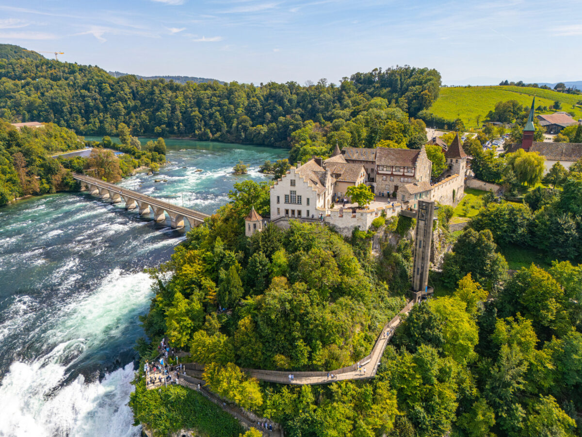 Schaffhausen, Rheinfall, Schloss Laufen
