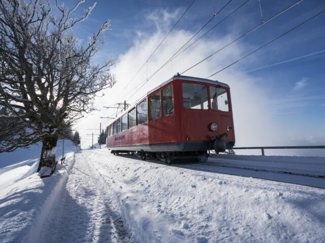 Rigi, Winter, Bahn