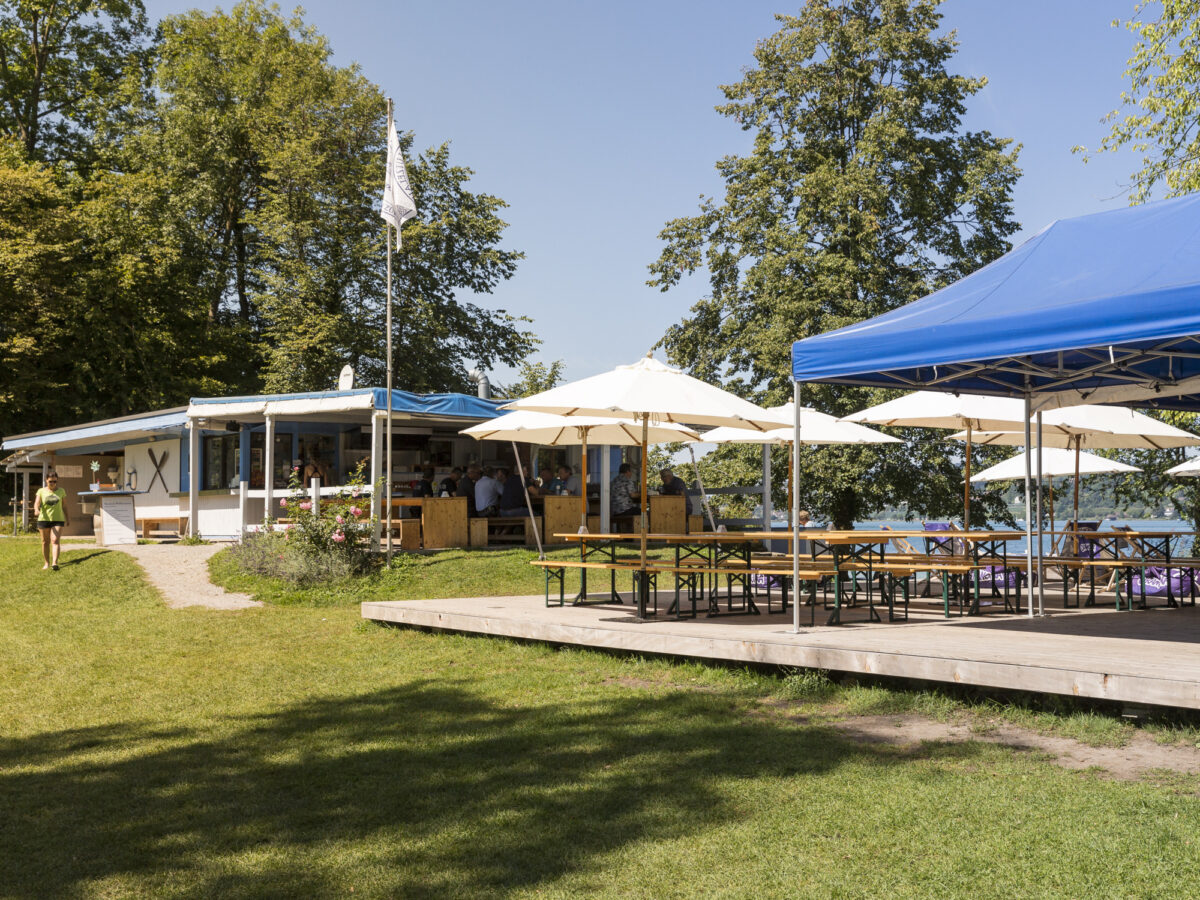 Insel Lützelau, Camping