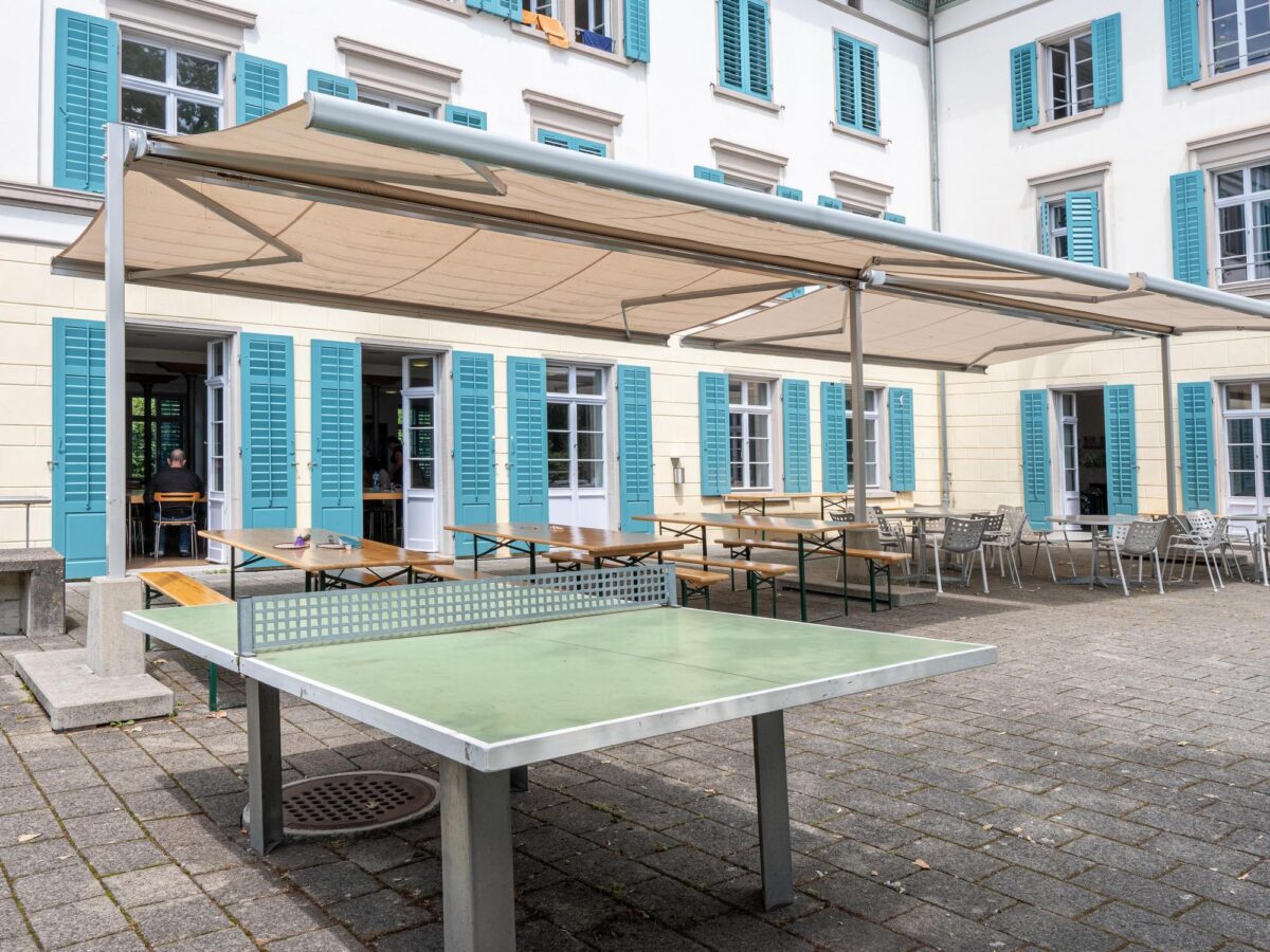 Jugendherberge Richterswil, Terrasse