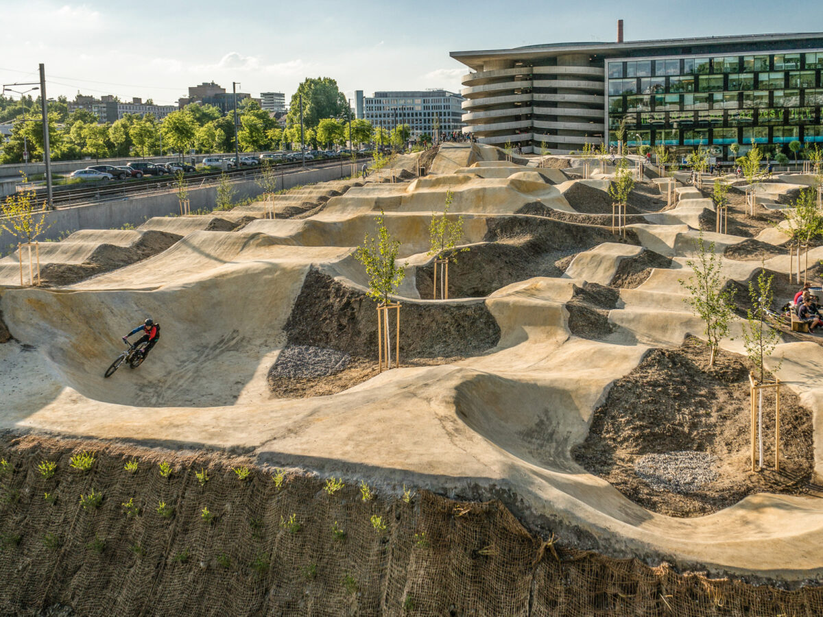 Zürich, Allmend Bike Park, Pumptrack