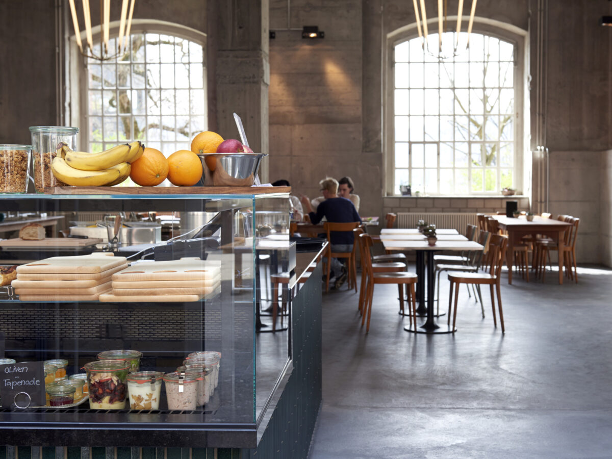 Zürich, Areal Mühle Tiefenbrunnen, Kornsilo