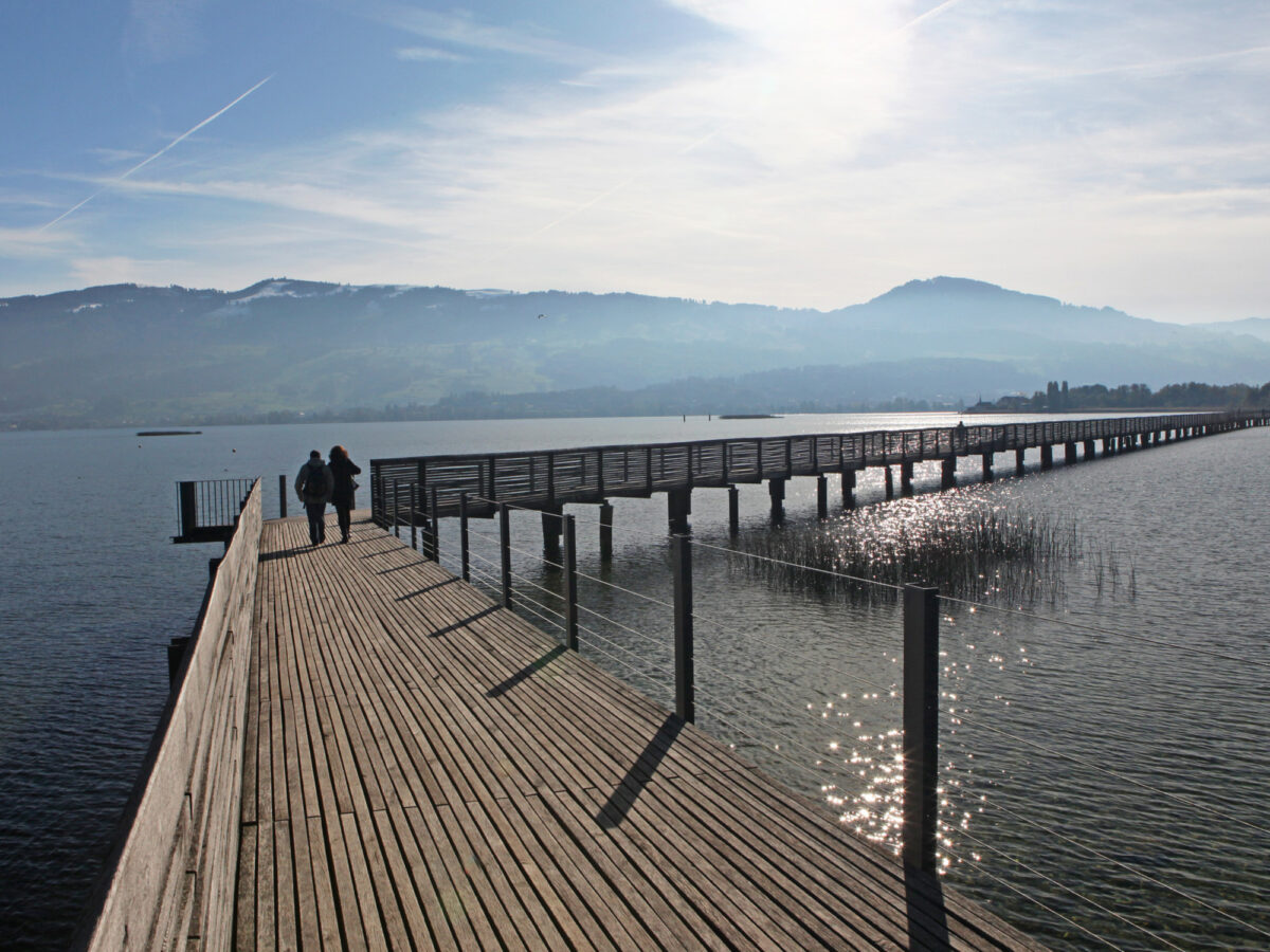Rapperswil, Holzsteg Hurden