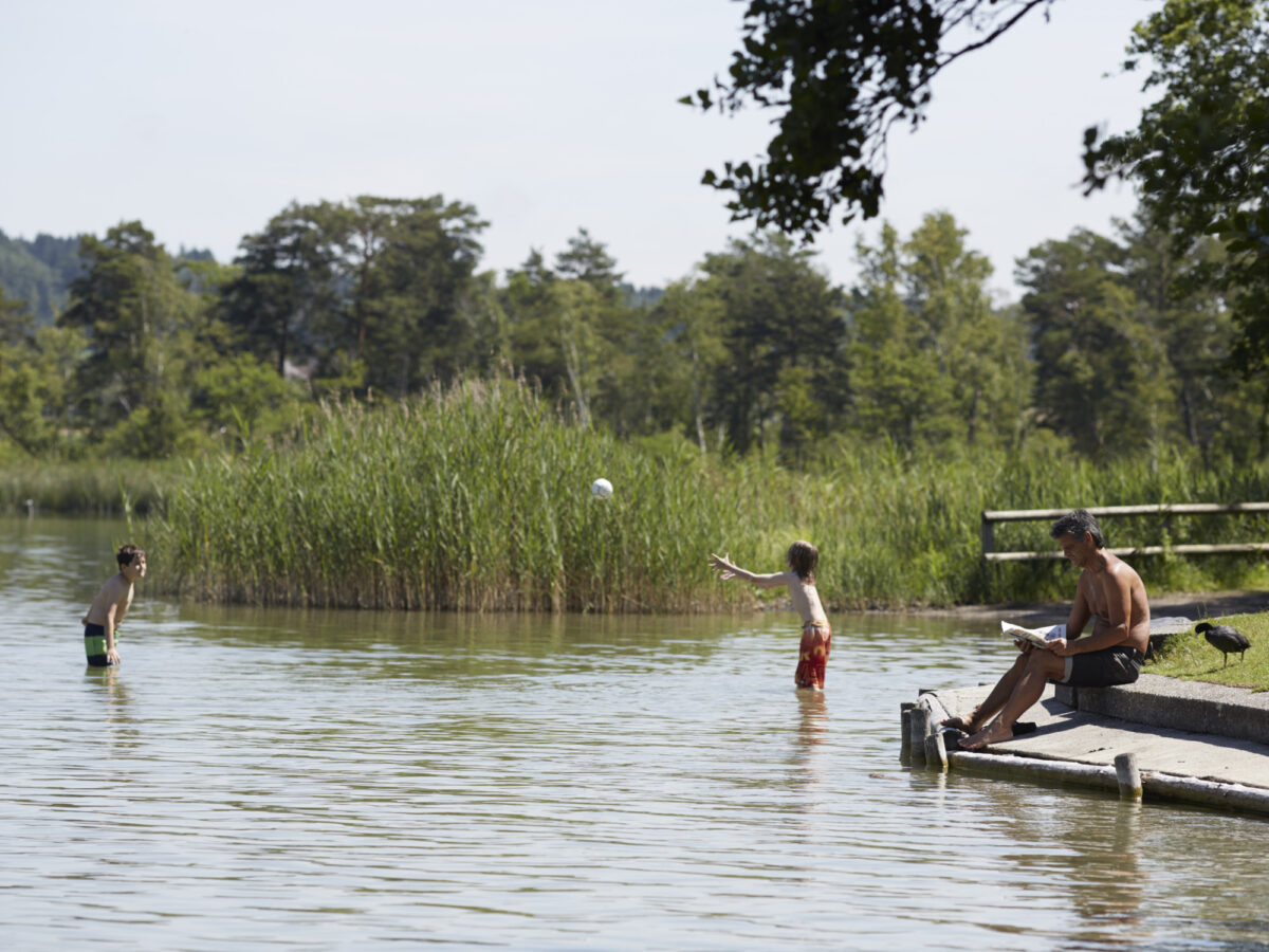 Zürich, Katzensee, Badi