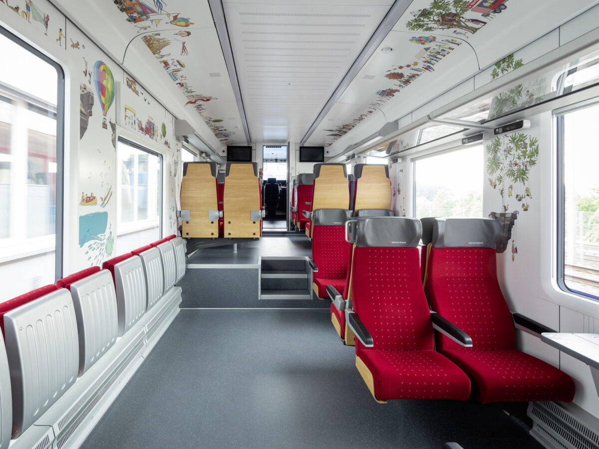 SOB, Zug, Familienabteil