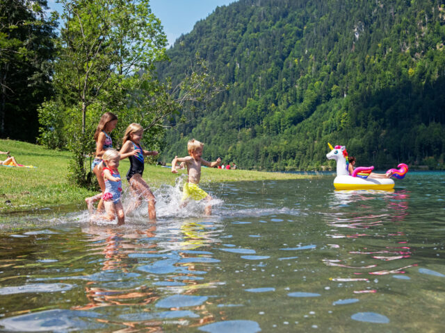 Klöntalersee, Schwimmen