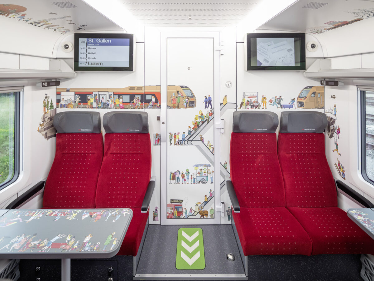 SOB, Traverso, Familienabteil, Voralpen-Express