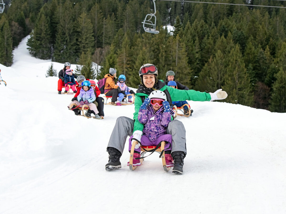 Kerenzerberg, Schlitteln, Winter