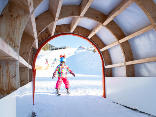 Braunwald, Kinderland Grotzenbüel, Skifahren