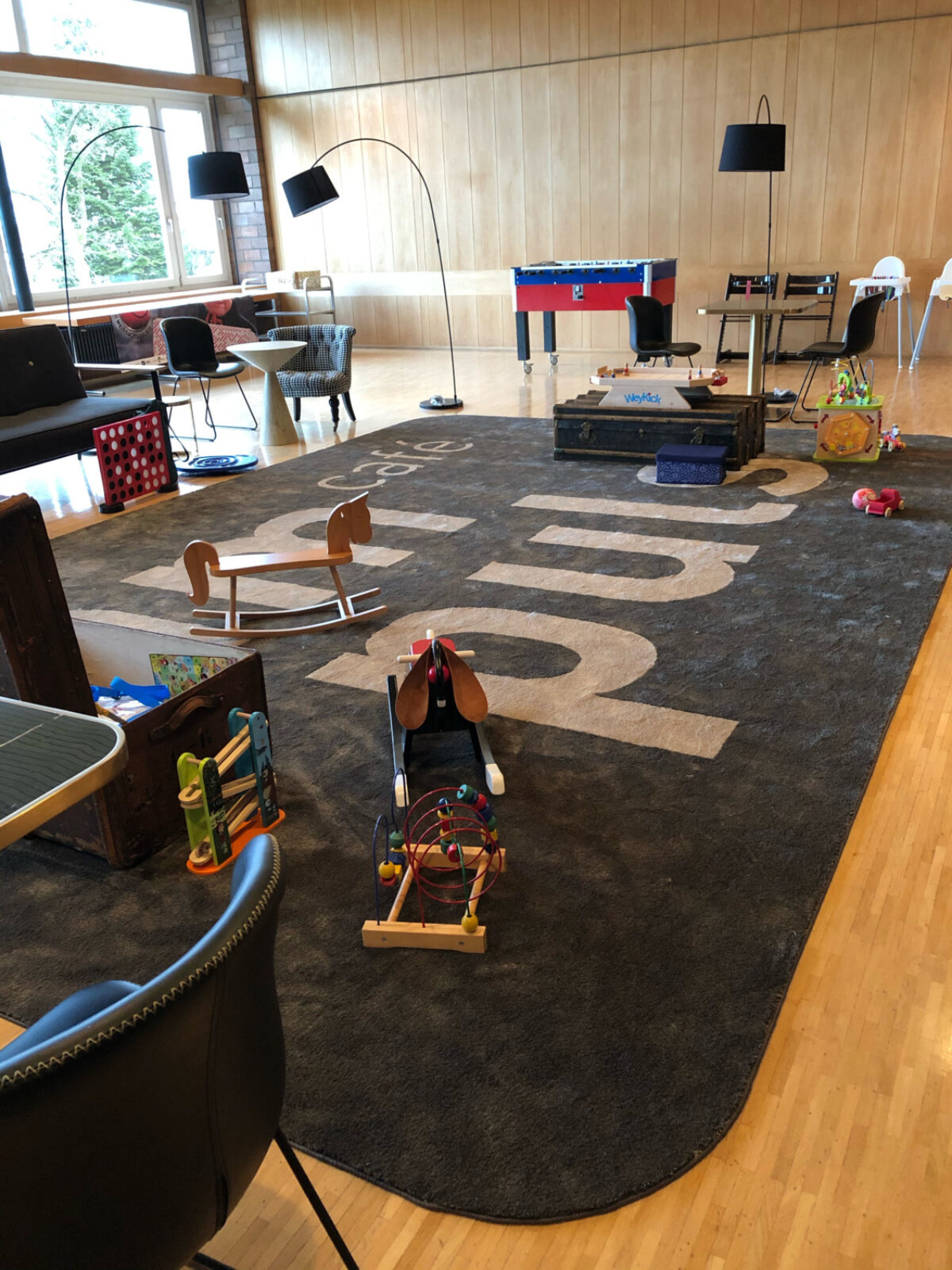 Zürich, Zollikerberg, Café am Puls, Spielinsel