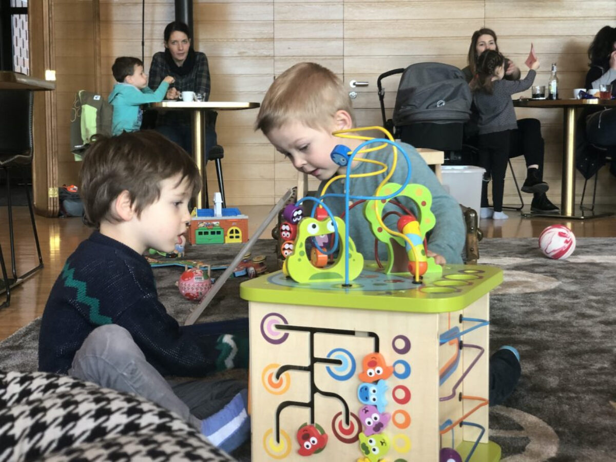 Zürich, Zollikerberg, Café am Puls, Spielinsel