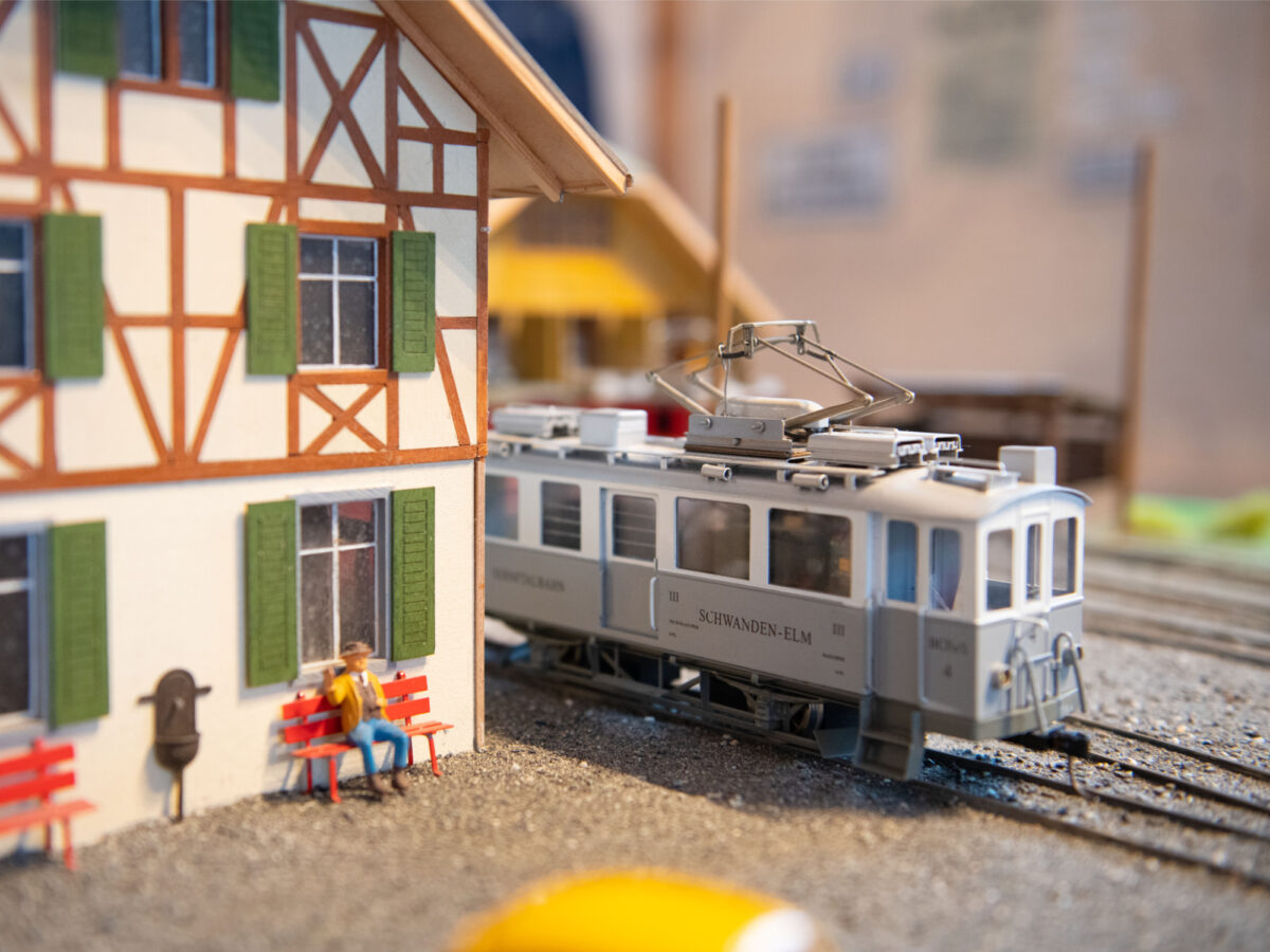 Elm-Schwanden, Sernftalbahn-Museum, Eintauchen in die Geschichte des 