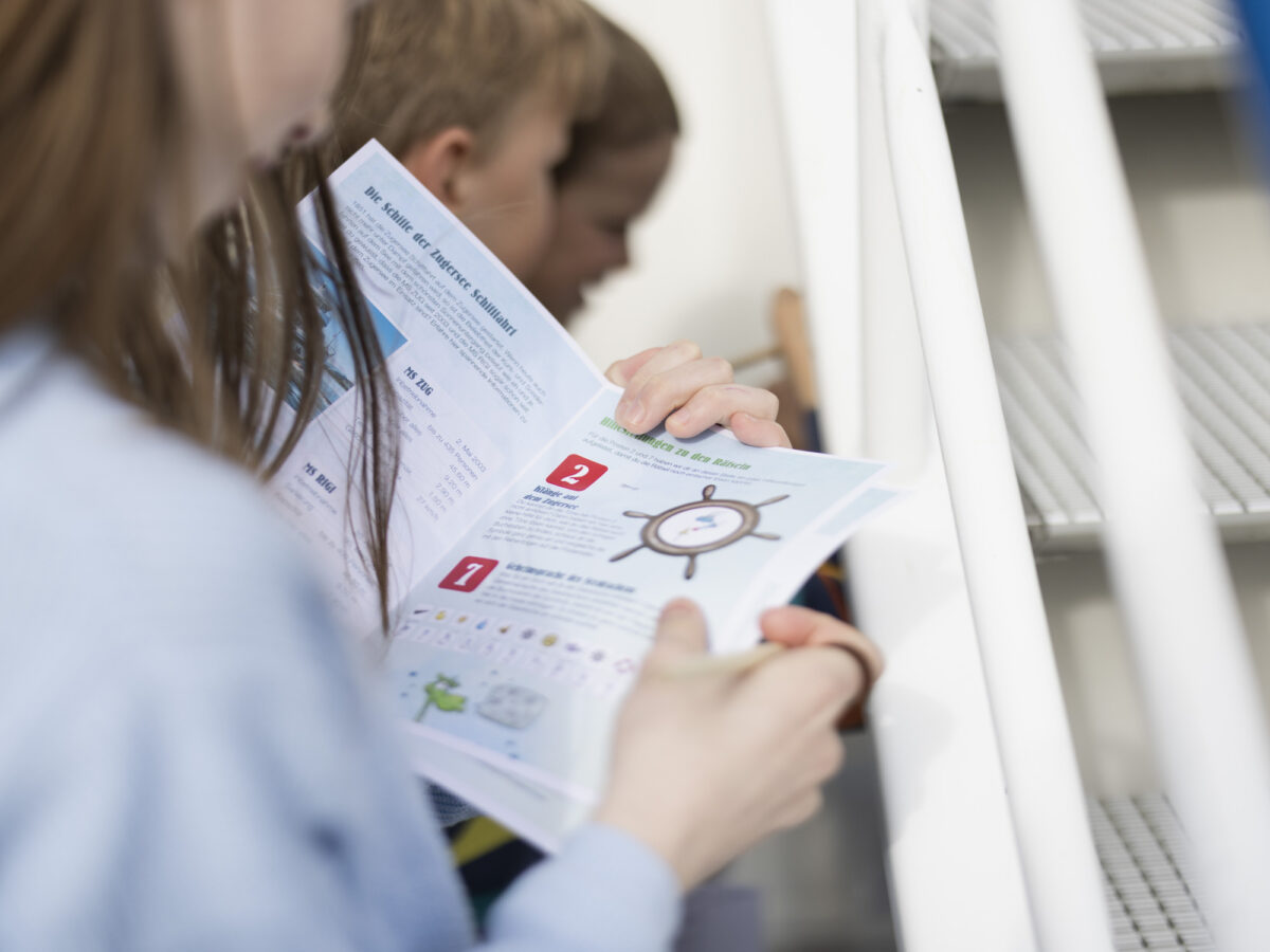 Zug, Zugersee Schifffaht, Abenteuerschiff mit Schatzkarte