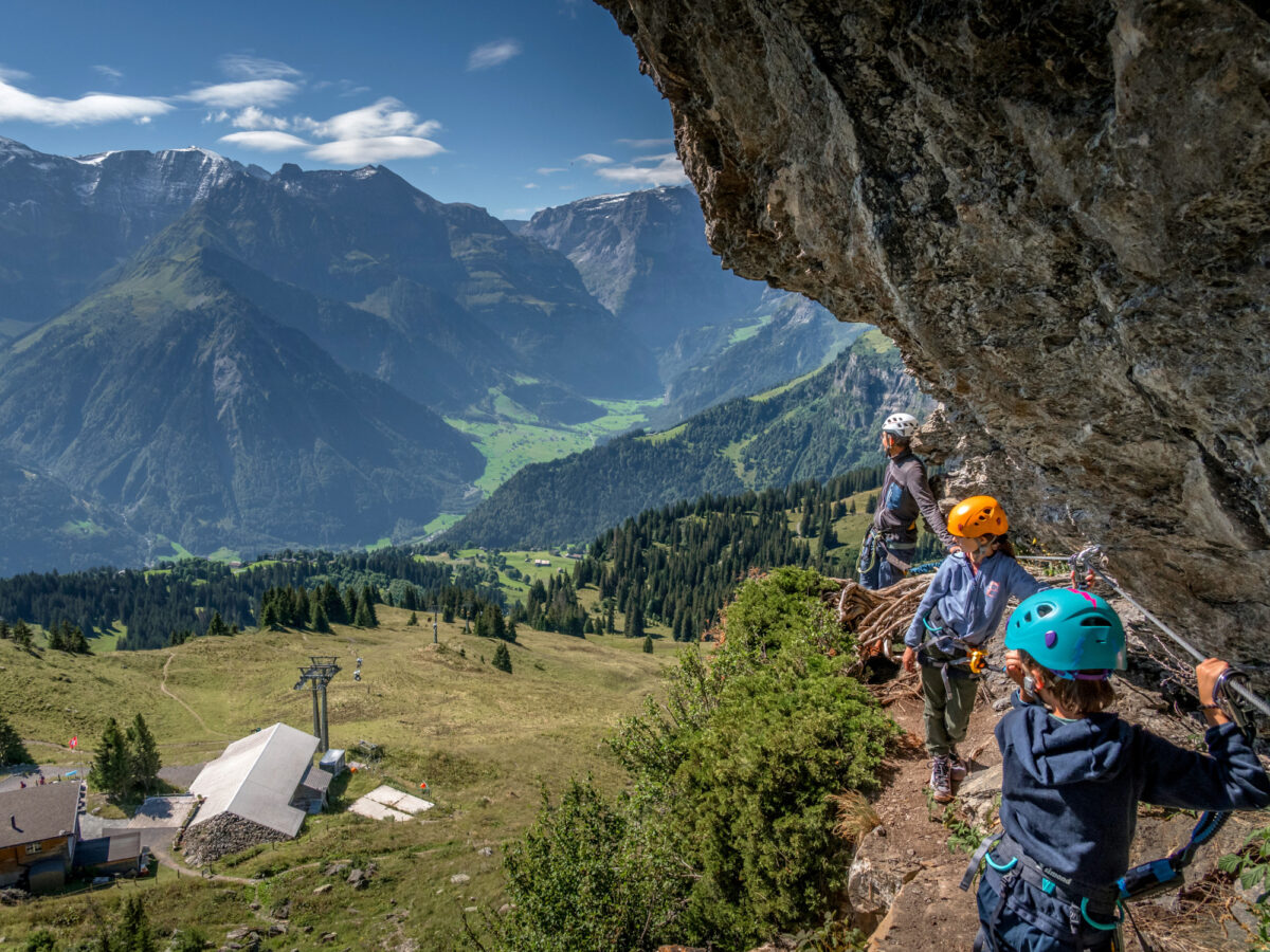 Braunwald, Kinderklettersteig, Blog Packed Again