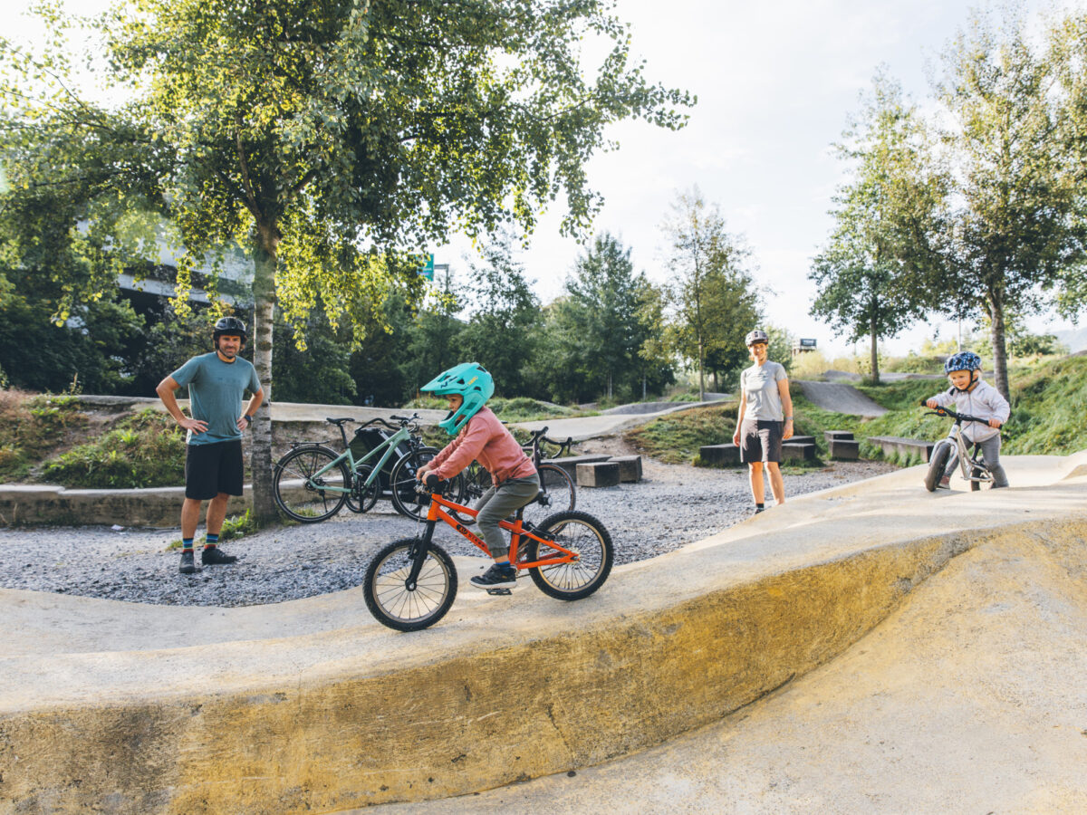 Zürich, Allmend Bike Park, Pumptrack