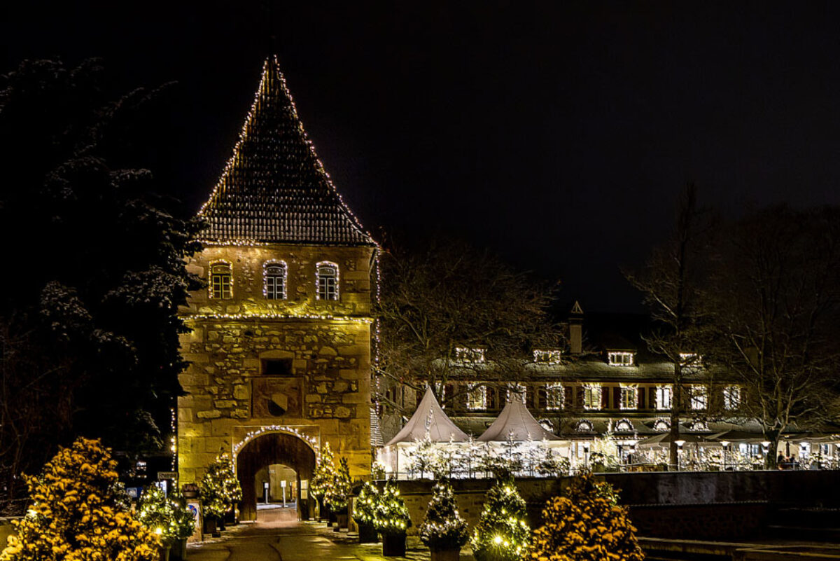Rheinfall, Schloss Laufen, Winterzauber