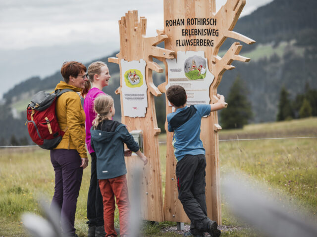 Flumserberg, Rohan Rothirsch Erlebnisweg