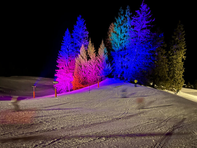 Flumserberg, Winter, Skifahren, Nachtskifahren, Galaxie, Reto Fehr