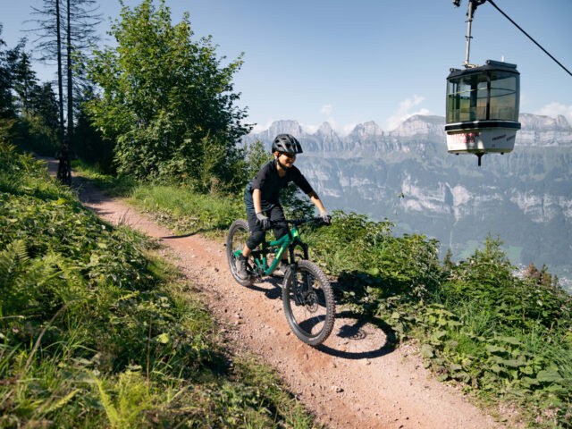 Flumserberg, BikerTrail, Blue Salamander