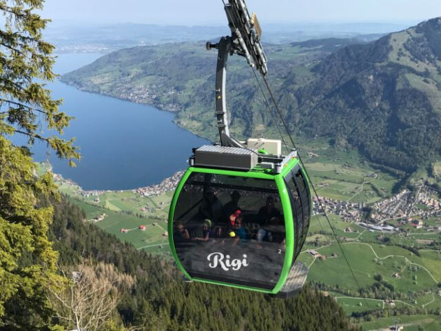 Rigi, Luftseilbahn Kräbel