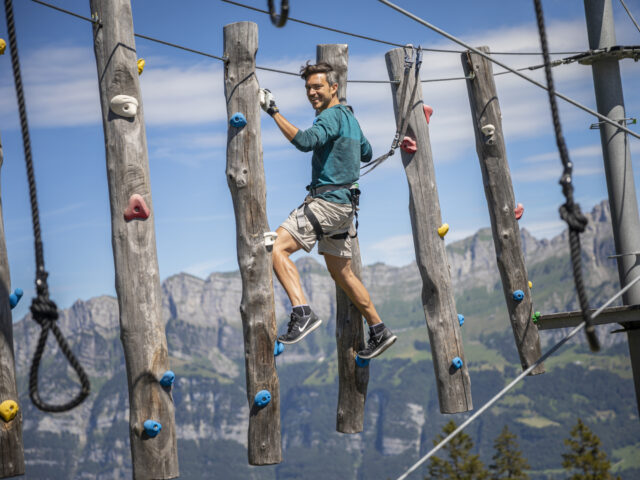 Flumserberg, Kletterturm Cliimber