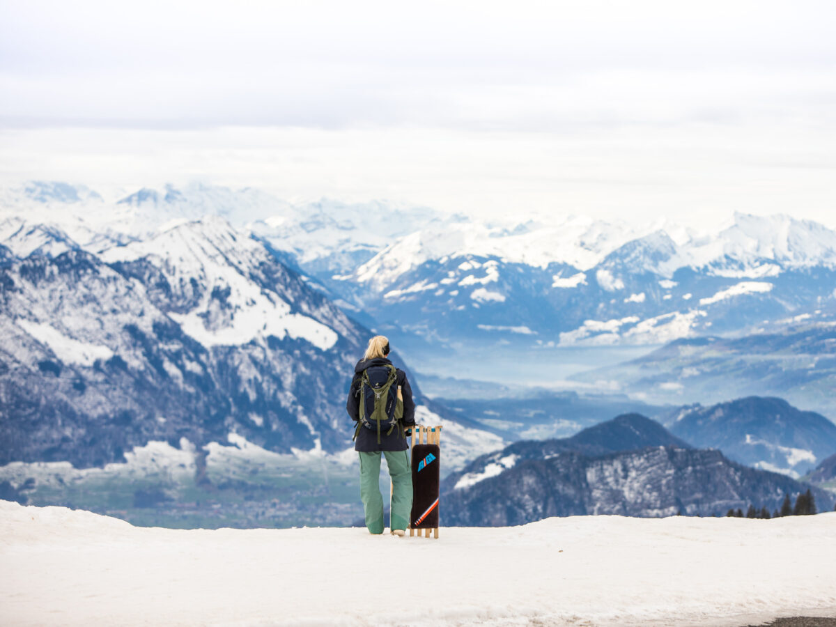 Rigi, Schlitteln