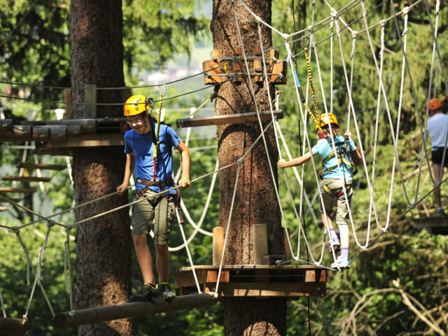 Malbun, Seilpark im Forst