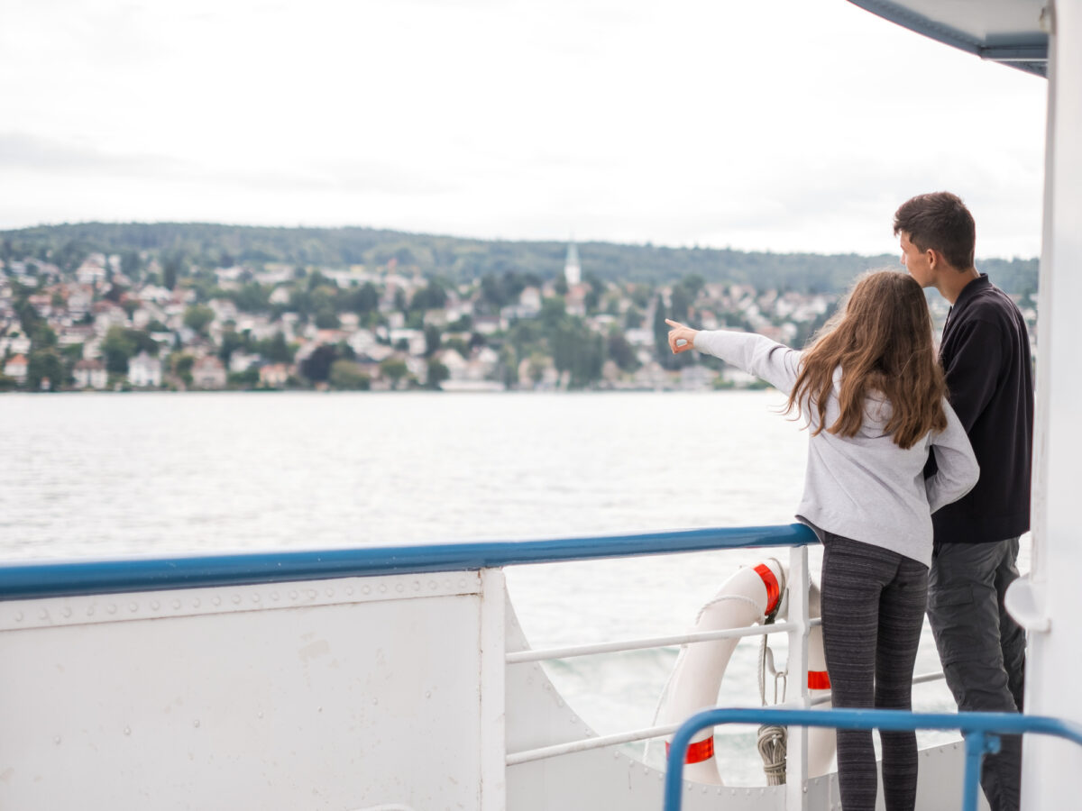 Zürichsee, Schifffahrt, Familie