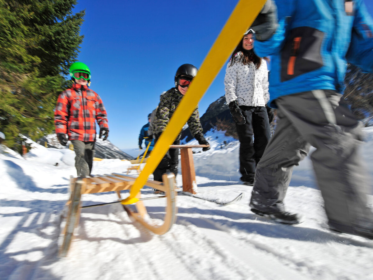 Sücka bis Steg, Schlitteln