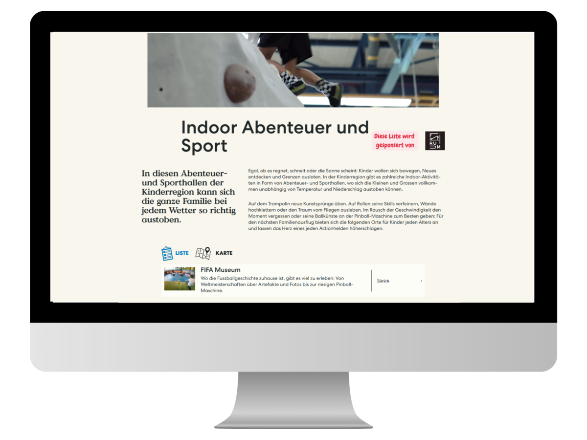 Leistungen, Sponsoring Listicle