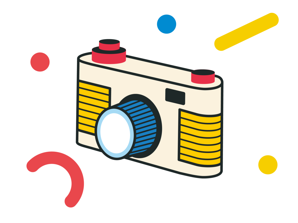 Illustration, Kamera