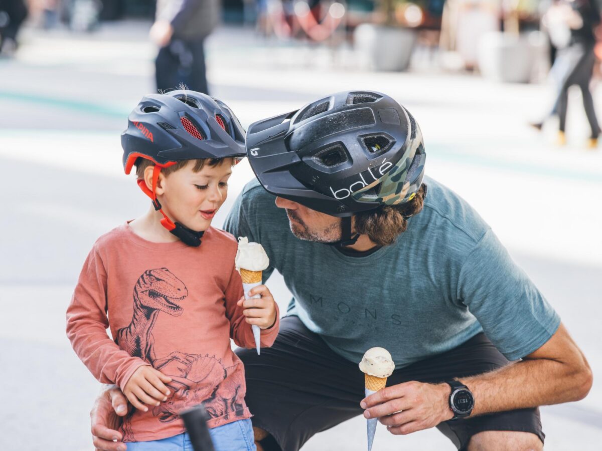 Zürich, Familie, Glace, Velo